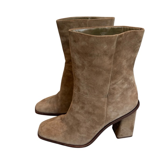 Vince Camuto Dantania Dogwood High Suede Mid-Calf Boots, Sz 6 - Picture 4 of 15